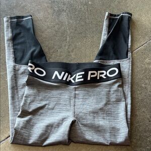 Nike Pro women’s size small Gray Leggings
